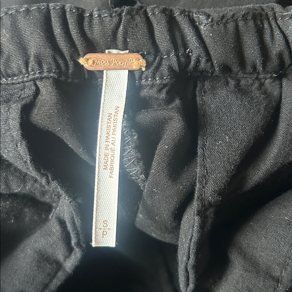 Free People Black Drawstring Jogger Pants - Fit like Medium - Tall length - Picture 12 of 13